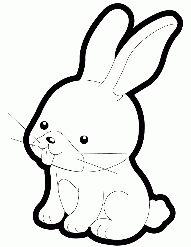 Coloriage Lapin Gratuit À Imprimer Et Colorier encequiconcerne Coloriage Lapin À Imprimer 