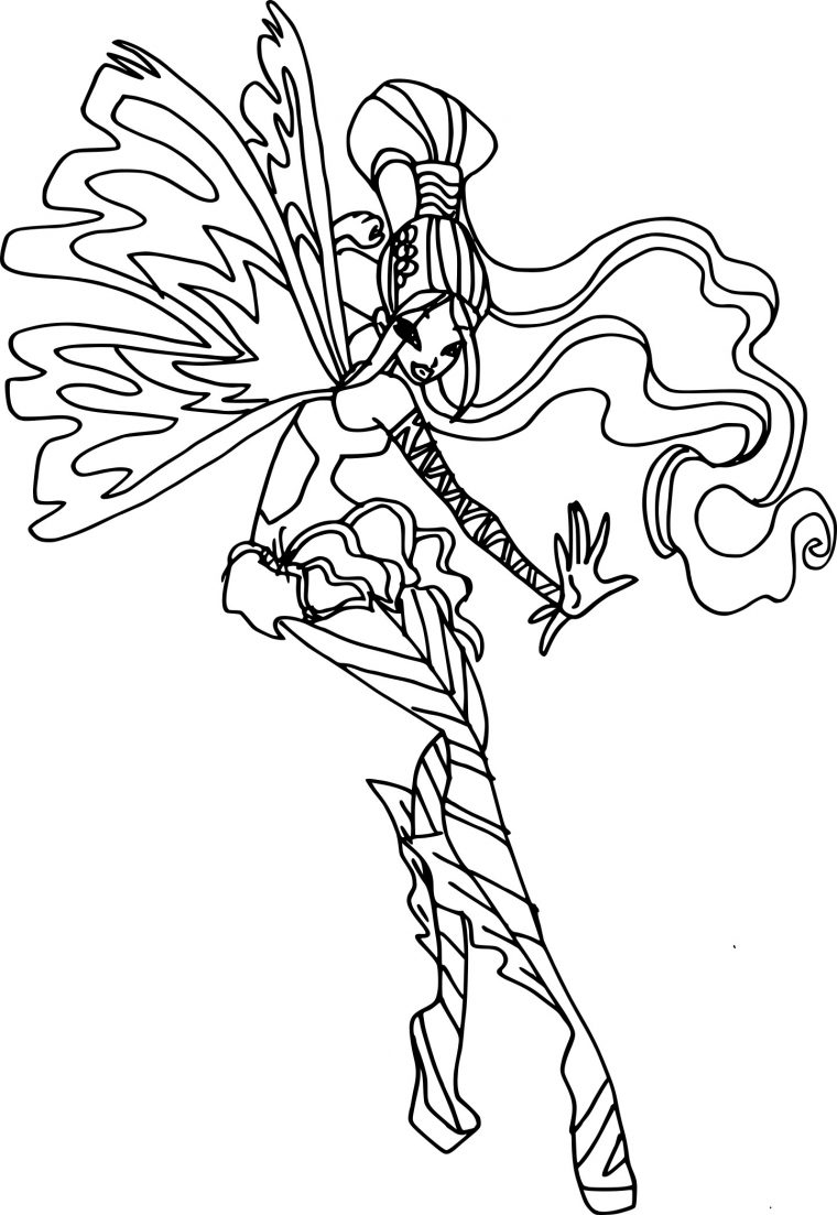 Coloriage Layla Sirenix À Imprimer tout Coloriage Les Winx A Imprimer