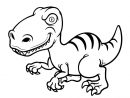 Coloriage : Le Dinosaure T-Rex encequiconcerne Dessin De Dinosaure