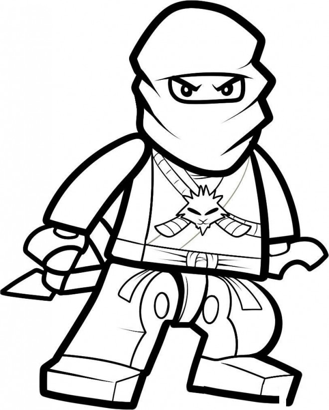 Coloriage Lego Ninjago Ninja Vectoriel Dessin Gratuit À Imprimer intérieur Dessin À Imprimer Ninjago