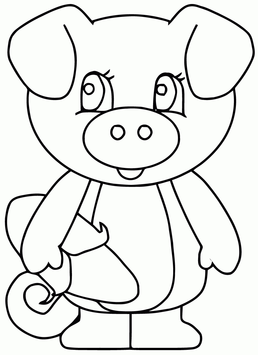 Coloriage Les 3 Petit Cochons  Haut Coloriage Hd-Images Et Imprimable concernant Apprendre A Dessiner Un Cochon 