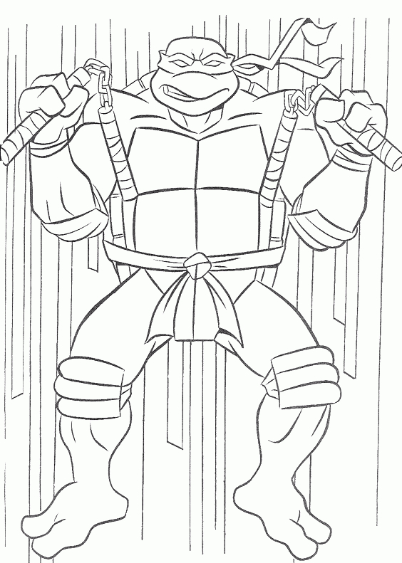 Coloriage Les Tortues Ninja 18 pour Coloriage Tortues Ninja 