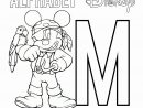 Coloriage Lettre M Pour Mickey Mouse Pirate Disney Dessin Alphabet tout Coloriage Lettre Alphabet