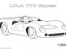 Coloriage Lola T70 Spyder 1966 Dessin Voiture De Course À Imprimer encequiconcerne Coloriages Voitures De Course