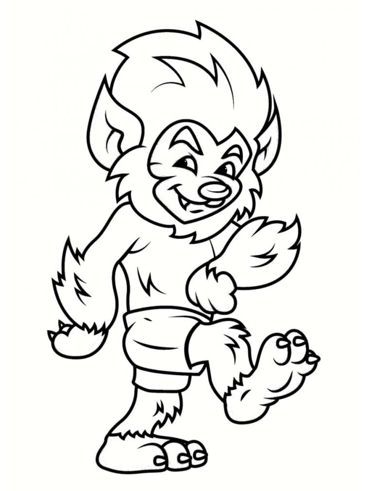 Coloriage Loup Garou : 20 Dessins À Imprimer Gratuitement concernant Coloriage Loup