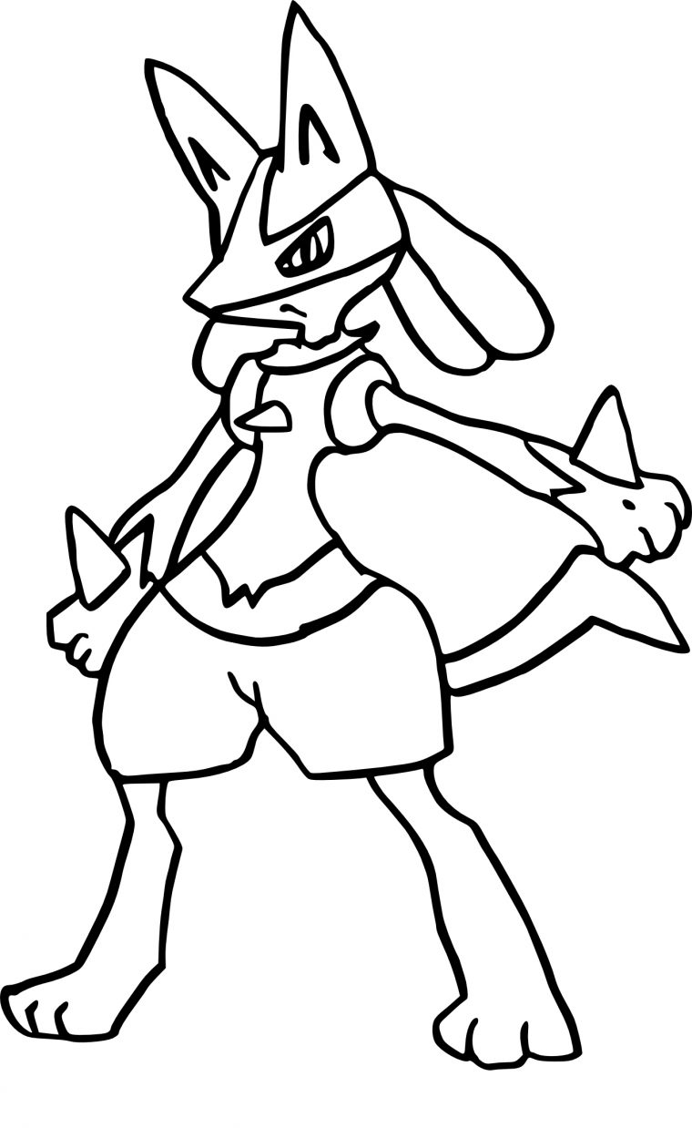 Coloriage Lucario Pokemon À Imprimer tout Dessin À Colorier Et Imprimer Gratuit