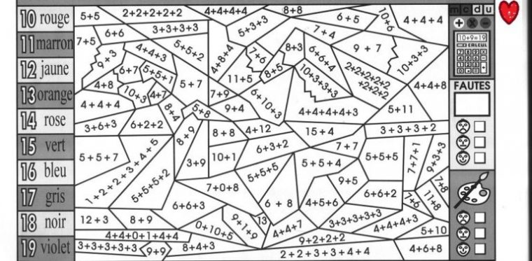 Coloriage Magique Ce1 – Coloriage Magique Cp Maths Numération concernant Coloriage Magique Ce1 Multiplication A Imprimer