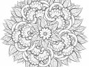 Coloriage Mandala Fleurs Pour Adulte Nature Dessin Fleurs À Imprimer avec Dessin De Fleurs A Imprimer Gratuit