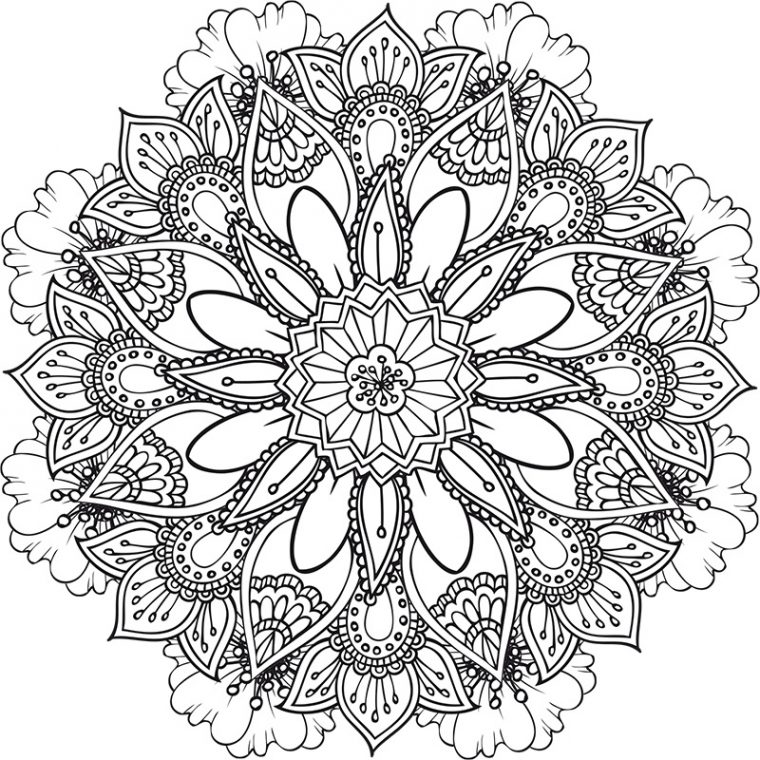 Coloriage Mandalas À Imprimer  Creapassions tout Image Mandala A Imprimer