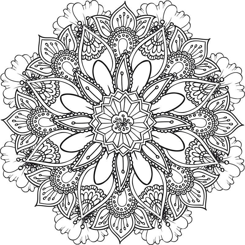 Coloriage Mandalas À Imprimer  Creapassions tout Image Mandala A Imprimer 