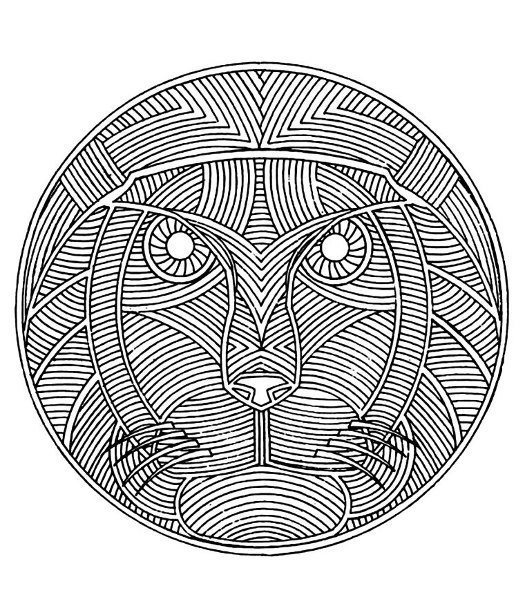 Coloriage Mandalas Difficile À Imprimer Pour Les Enfants – Cp17174 serapportantà Dessin Difficile A Imprimer