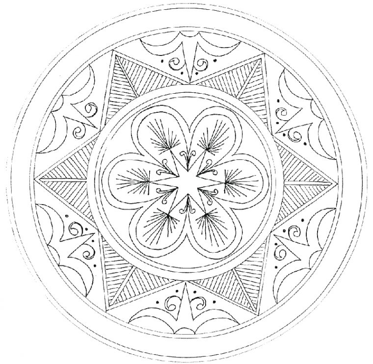 Coloriage Mandalas Étoile #118190 (Mandalas) – Album De Coloriages serapportantà Colorier Des Mandalas