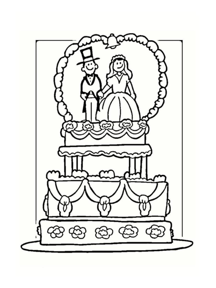 Coloriage Mariage : 30 Dessins À Imprimer Gratuitement encequiconcerne Coloriage De Mariée 