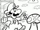 Coloriage Mario Bros Court - Jecolorie destiné Mario Bros Dessin