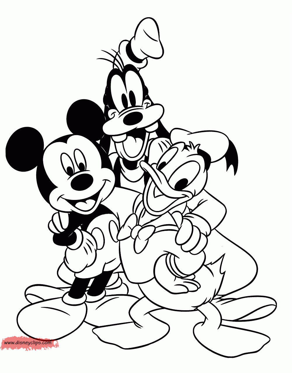 Coloriage Mickey - Dessin A Imprimer Mickey Et Ses Amis Top Depart serapportantà Mickey A Colorier Et A Imprimer 