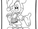 Coloriage Mickey Mouse De Noël Gratuit À Imprimer Et Colorier dedans Coloriage Mickey Noel