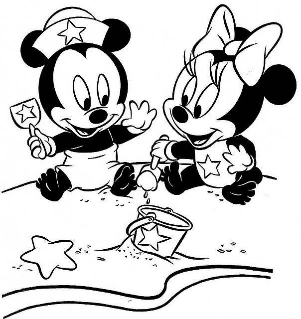 Coloriage Minnie Et Dessin Minnie À Imprimer (Avec Mickey…) avec Coloriage Mickey Et Minnie 