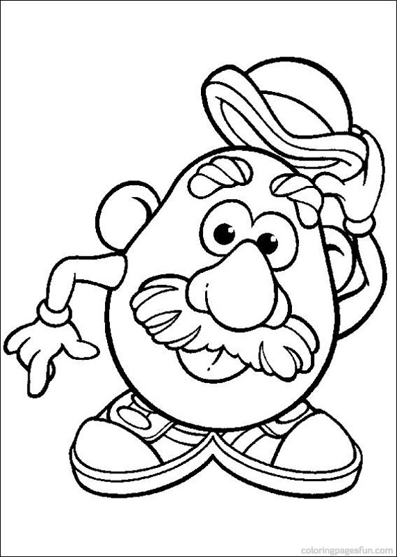 Coloriage Monsieur Patate À Imprimer Pour Les Enfants - Cp18286 concernant Dessin De Patate 