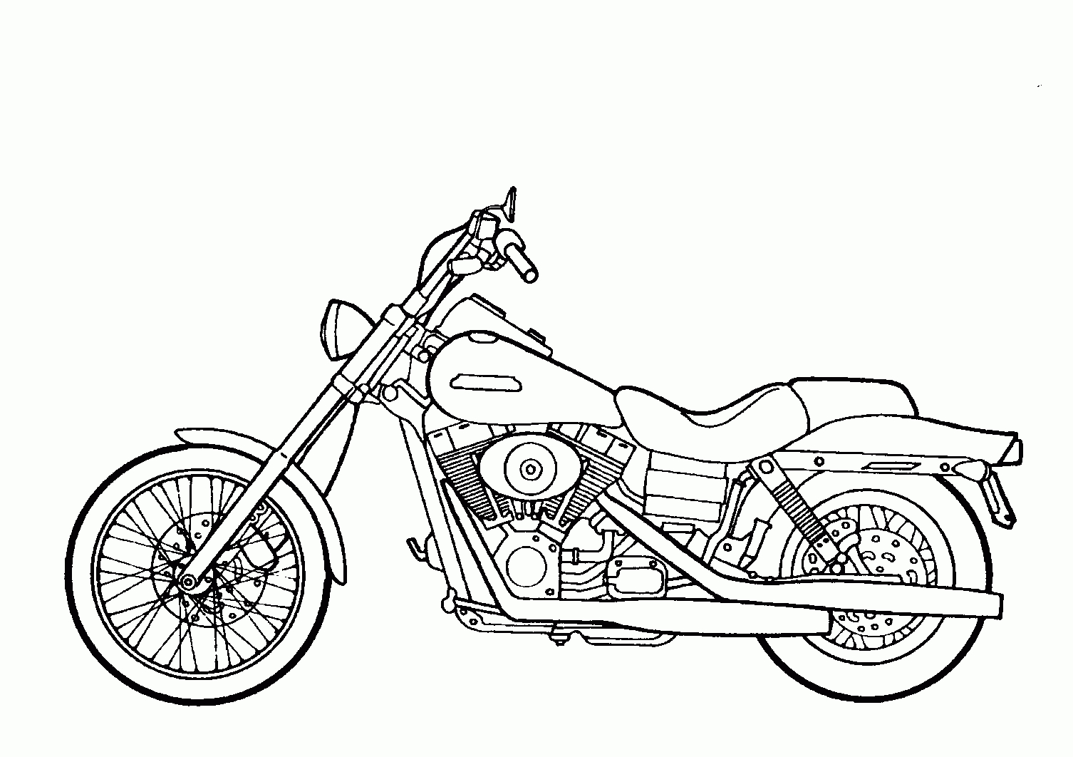 Coloriage Moto À Imprimer Pour Les Enfants - Cp18622 dedans Coloriage Moto 