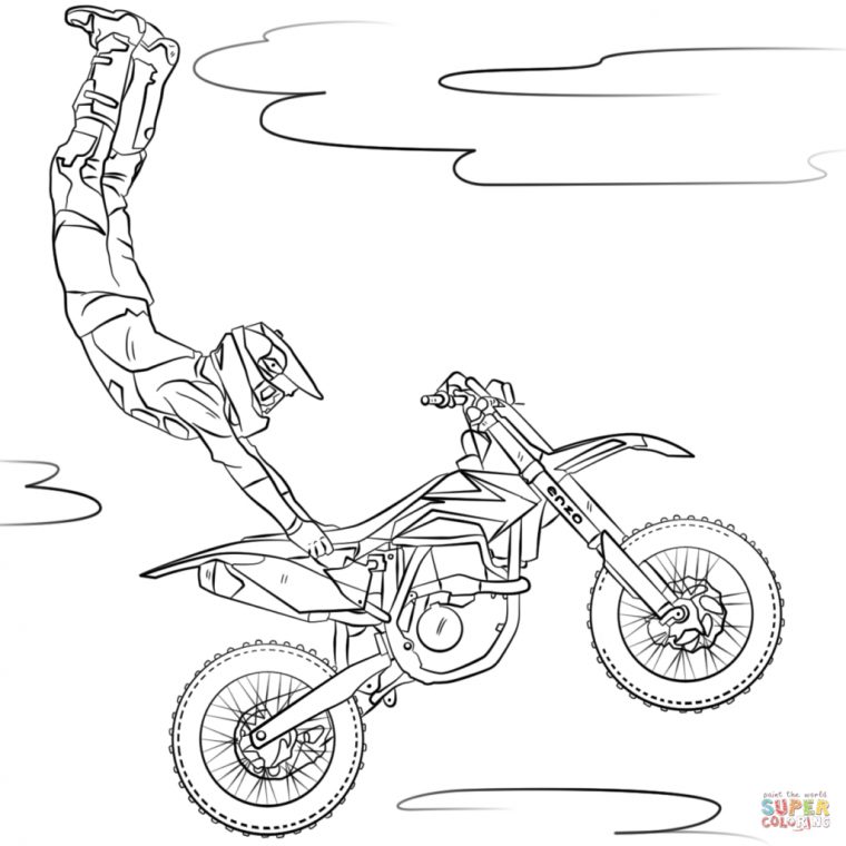 Coloriage Moto Gratuits À Imprimer (Coloriages, Dessins Et Pdf) – Page concernant Dessin De Moto