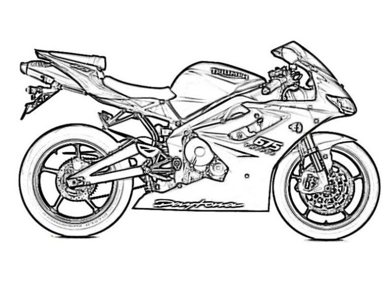 Coloriage Moto Gratuits À Imprimer (Coloriages, Dessins Et Pdf) – Page tout Coloriage Moto De Course À Imprimer