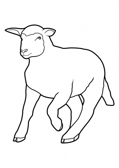 Coloriage Mouton #11428 (Animaux) - Album De Coloriages intérieur Mouton A Colorier 