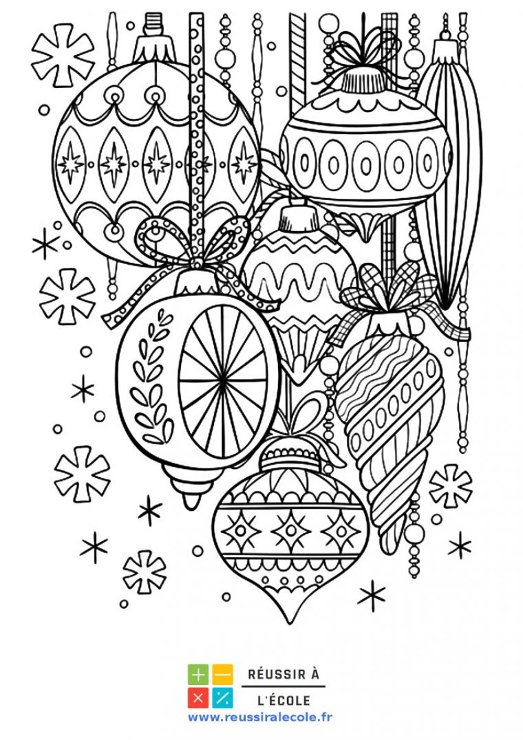 Coloriage Noel  30 Images Inédites À Imprimer Gratuitement encequiconcerne Dessi De Noel