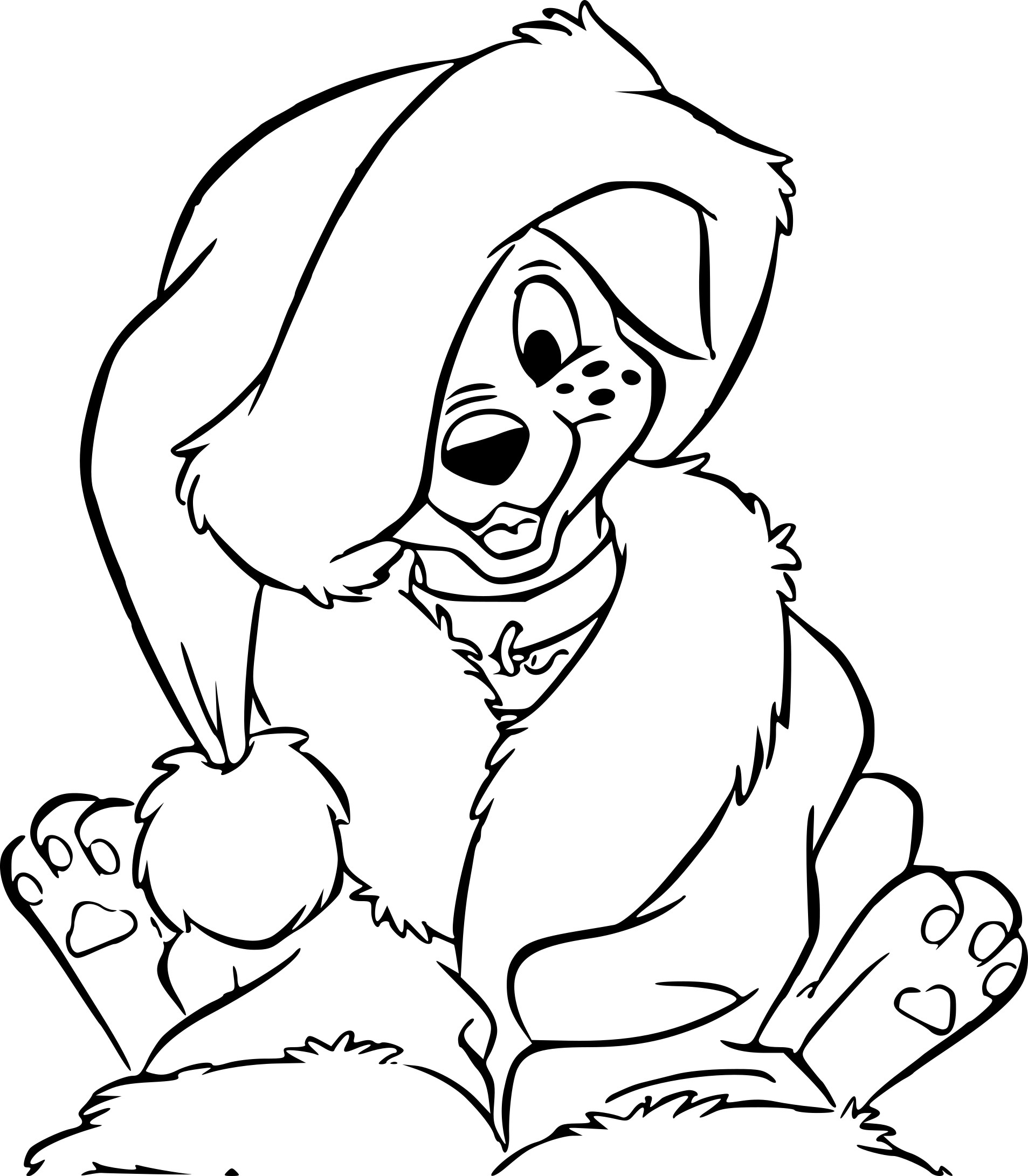 Coloriage Noël Chien À Imprimer serapportantà Coloriage De Chien Gratuit 