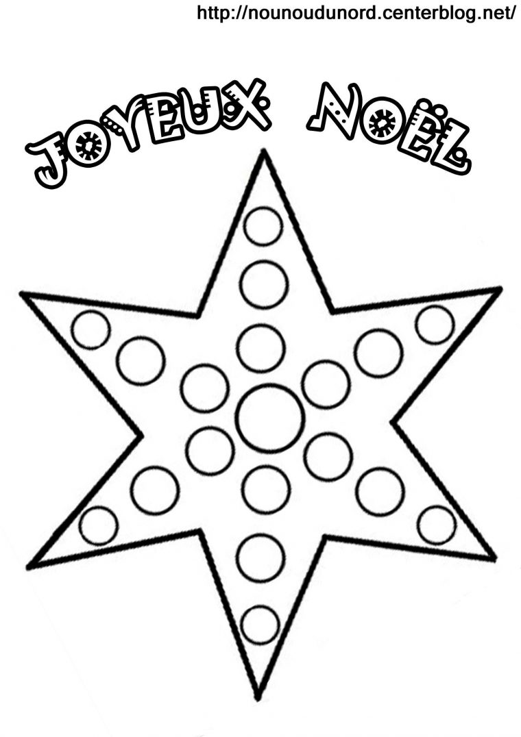 Coloriage Noel Etoiles encequiconcerne Étoile Coloriage