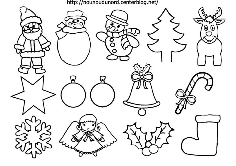 Coloriage Noel Gommettes concernant Coloriage Noel À Imprimer Gratuit