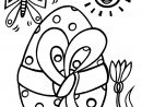 Coloriage Oeuf De Pâques Avec Le Papillon Dessin Gratuit À Imprimer serapportantà Image De Bapteme A Imprimer Gratuit