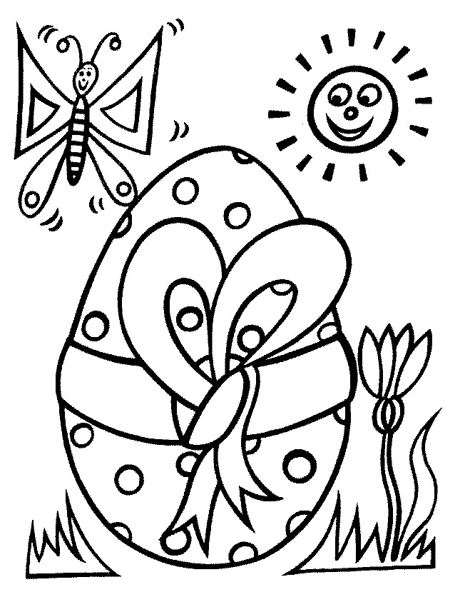 Coloriage Oeuf De Pâques Avec Le Papillon Dessin Gratuit À Imprimer serapportantà Image De Bapteme A Imprimer Gratuit 