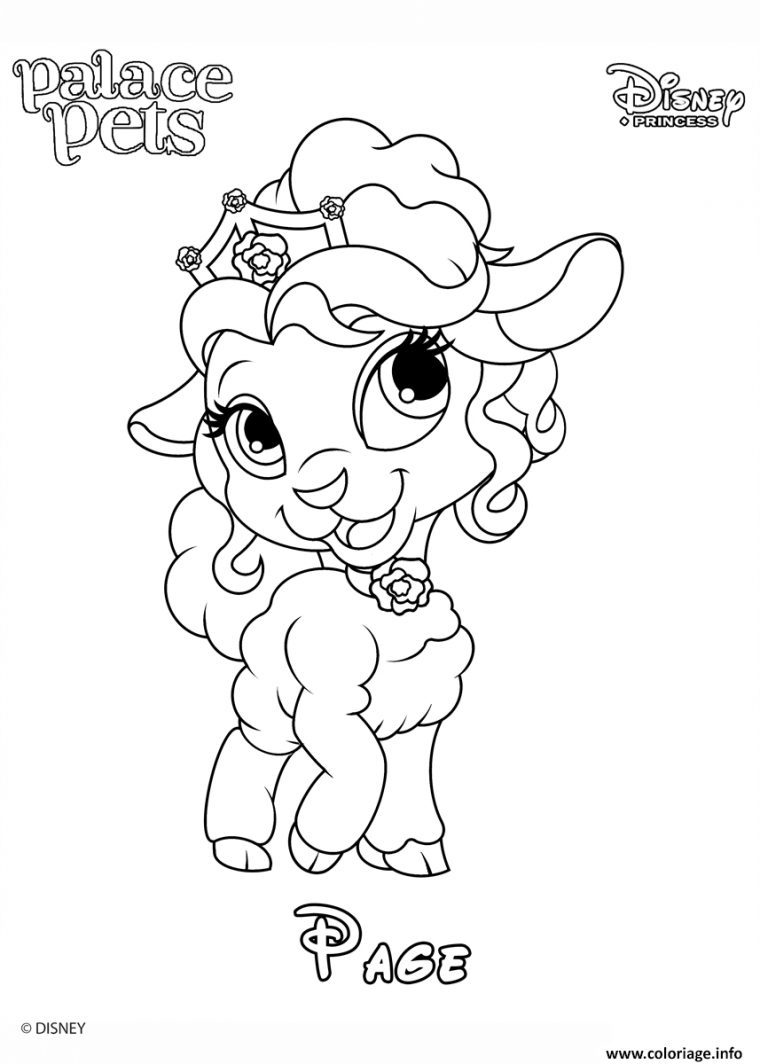 Coloriage Page Princess Disney Dessin Palace Pets À Imprimer tout Coloriage Disney A Imprimer