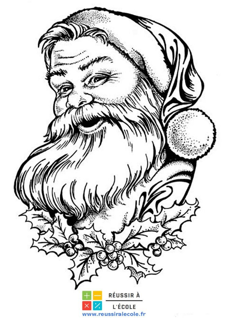 Coloriage Père Noel A Imprimer Gratuit 25  Coloriage Noel, Dessin avec Image Pere Noel A Imprimer Gratuit 