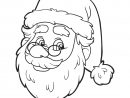 Coloriage Père Noël Avec Des Lunettes À Imprimer tout Pere Noel A Imprimer