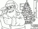 Coloriage Pere Noel Dans Maison Dessin Pere Noel À Imprimer à Coloriage Papa Noel À Imprimer