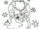 Coloriage Père Noël Et Sac À Jouets destiné Coloriage Papa Noel À Imprimer