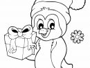 Coloriage Pingouin De Noël : 40 Dessins À Imprimer Gratuitement avec Coloriages De Noel