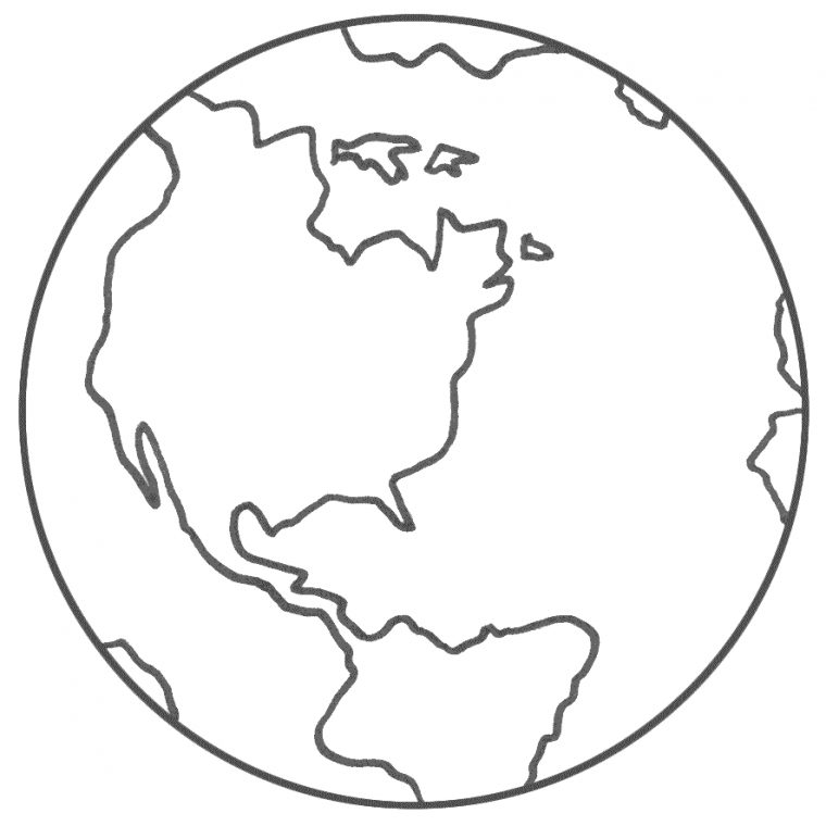 Coloriage Planete Terre À Imprimer Sur Coloriages intérieur Planete Coloriage