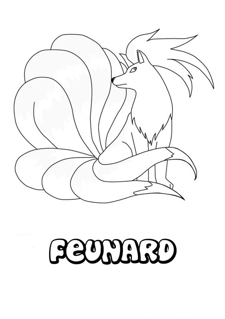 Coloriage Pokemon Feunard À Imprimer Sur Coloriages tout Coloriages Pokémon