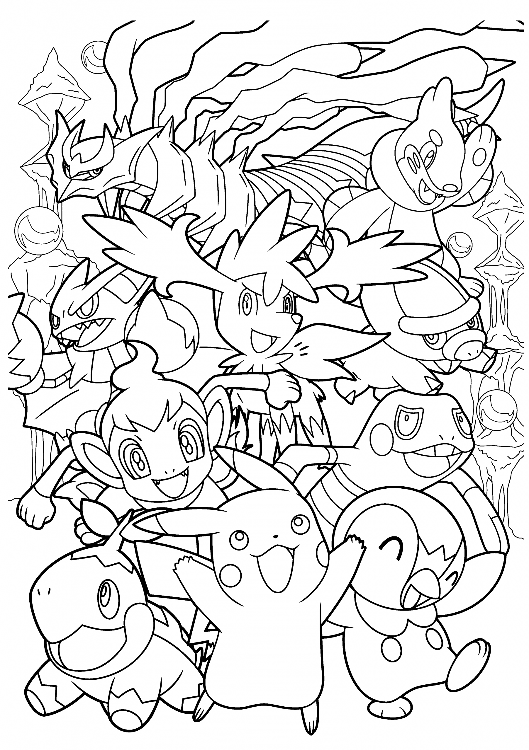 Coloriage Pokemon Fulguris serapportantà Coloriag Pokemon 