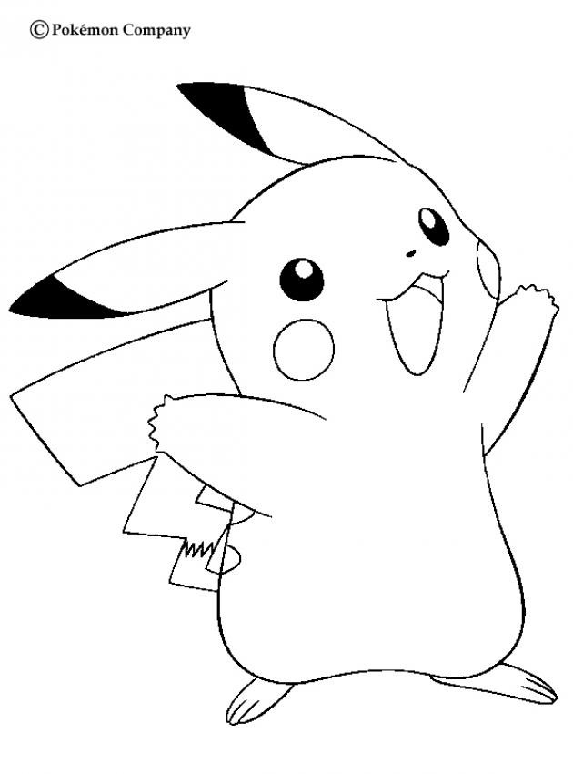 Coloriage Pokemon Pikachu Gratuit À Imprimer pour Dessins Enfants Gratuits 