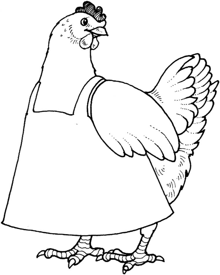 Coloriage Poule #17435 (Animaux) – Album De Coloriages tout Coloriage Poule