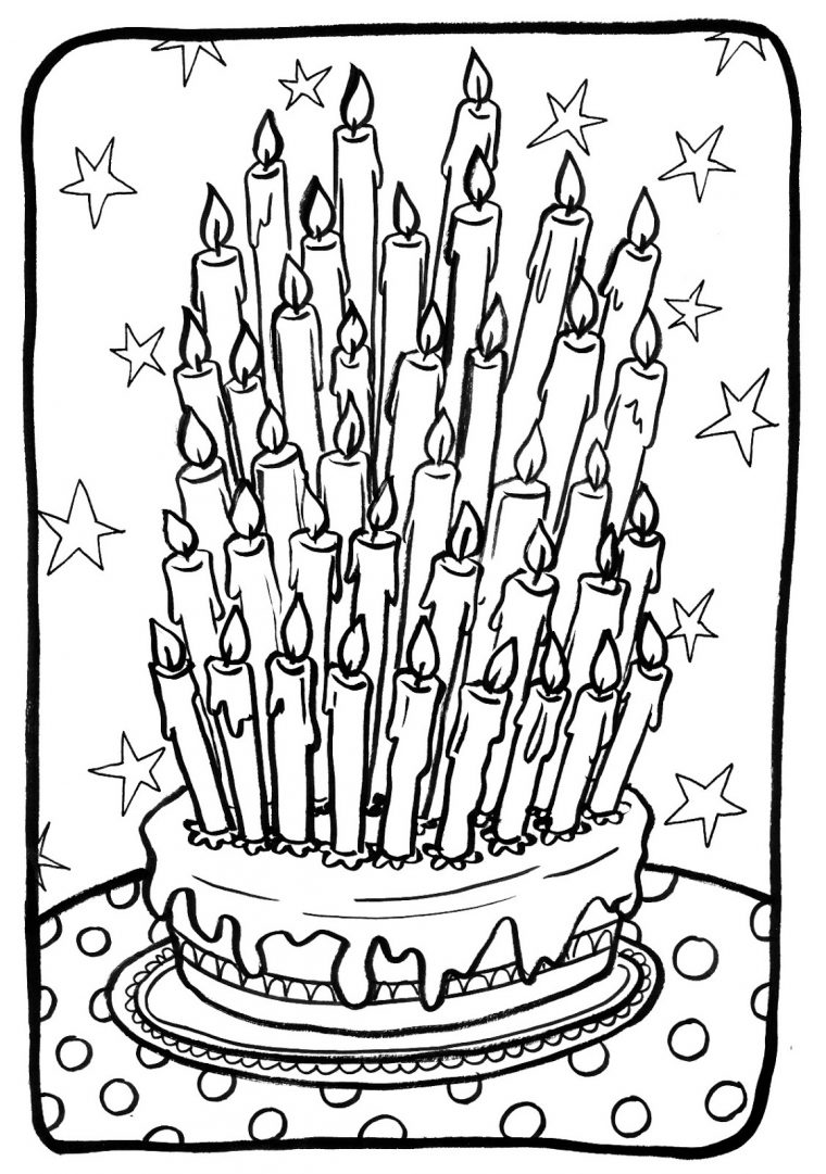 Coloriage Pour Anniversaire  Liberate avec Coloriage Pour Anniversaire Maman