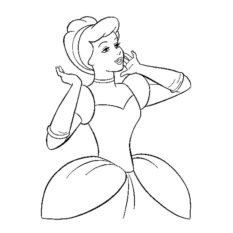 Coloriage Princesse Cendrillon Dessin À Imprimer Sur Coloriages destiné Dessin Cendrillon Coloriage Imprimer 