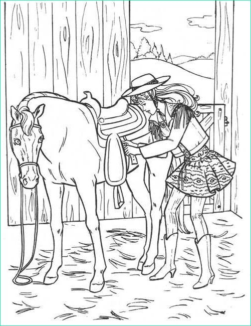 Coloriage Princesse Cheval Luxe Image Coloriage Princesse Cheval En avec Coloriage Princesse Cheval 