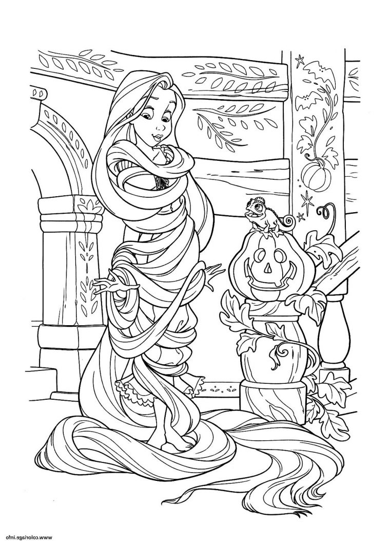 Coloriage Princesse Raiponce Beau Images Coloriage Halloween Disney encequiconcerne Coloriage Halloween Disney