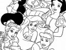 Coloriage Princesses Disney Gratuit À Imprimer pour Image A Colorier Disney