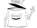 Coloriage Robot : 30 Dessins À Imprimer Gratuitement intérieur Dessin De Vetement À Imprimer