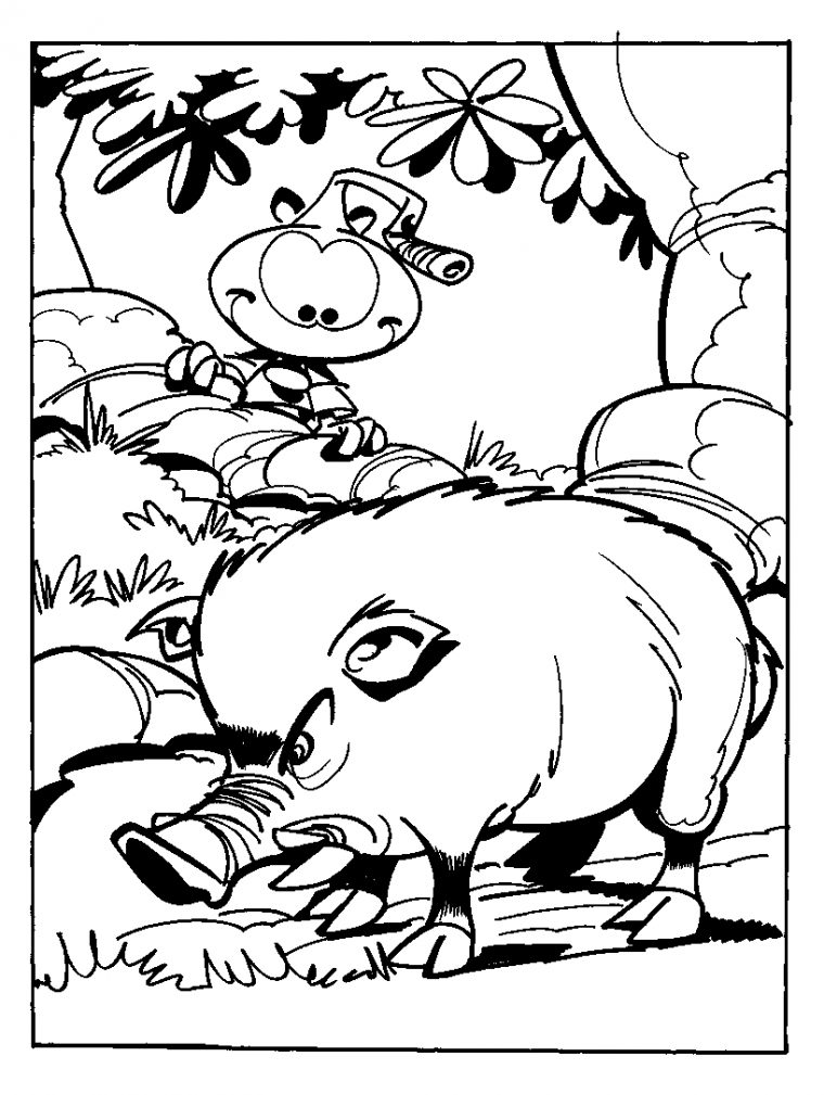 Coloriage Sanglier #14740 (Animaux) – Album De Coloriages encequiconcerne Sanglier Dessin